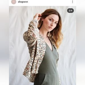 WVN. Evening Jacket in Birch Flora XL